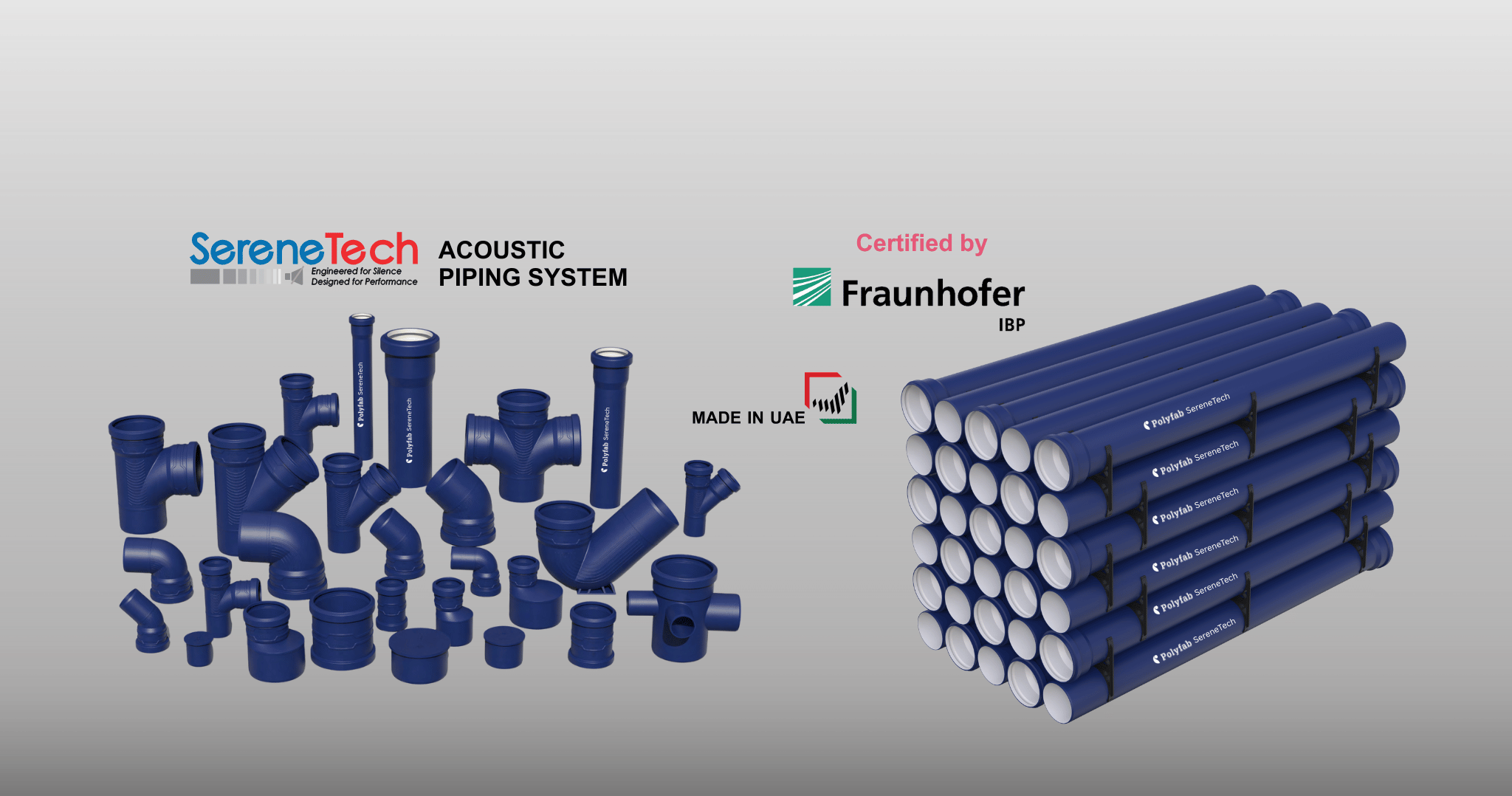 SereneTech Acoustic Piping System