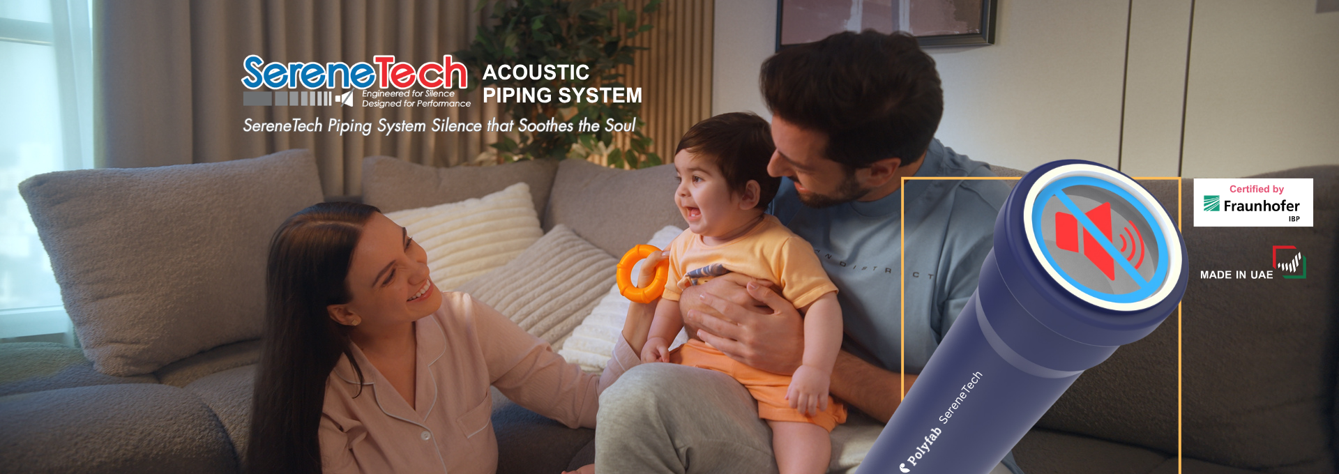 polyfab plastic - serenetech acoustic piping system